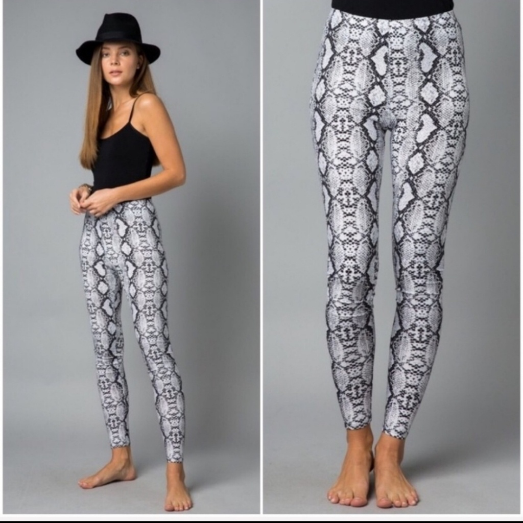 Snake Print Leggings